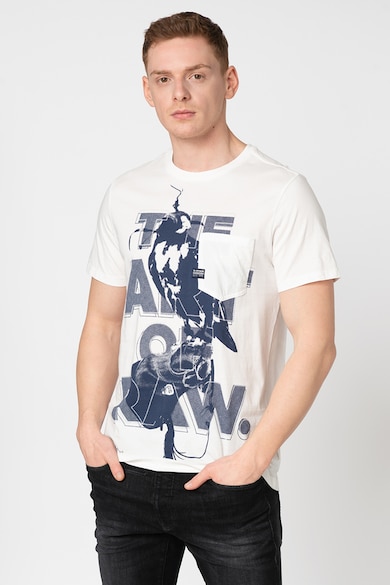 G-Star RAW Tricou regular fit cu imprimeu grafic Barbati