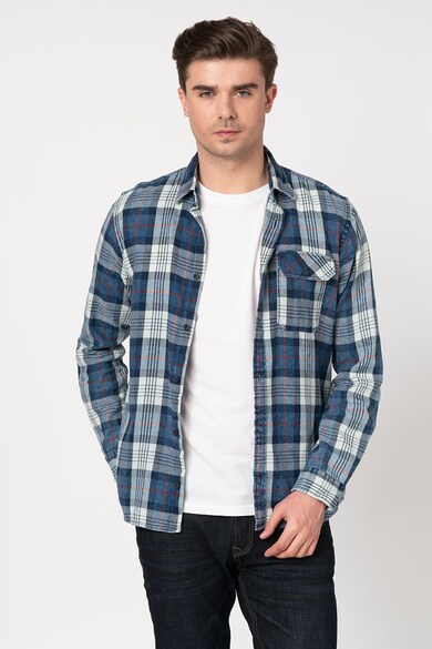 Jack & Jones Camasa lejera cu model tartan Neville Barbati