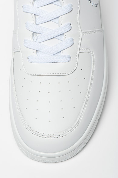 U.S. Polo Assn. Pantofi sport de piele ecologica, cu model logo Dimler Barbati