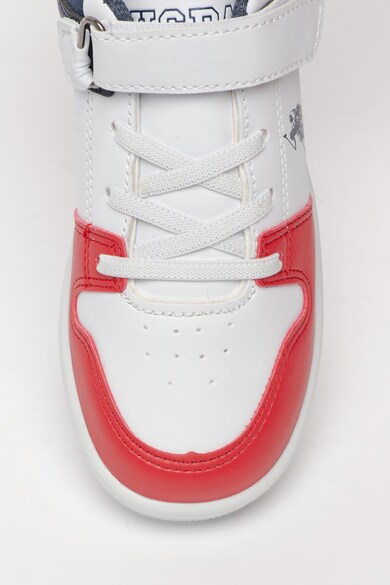 U.S. Polo Assn. Pantofi sport de piele ecologica, cu aspect colorblock Douglas Baieti