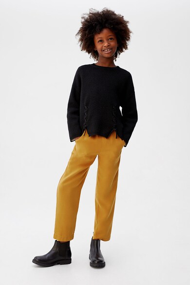 Mango Pantaloni din lyocell cu talie elastica Fruit Fete