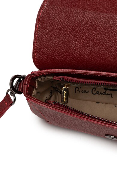 Pierre Cardin Geanta crossbody de piele, cu accente metalice Femei