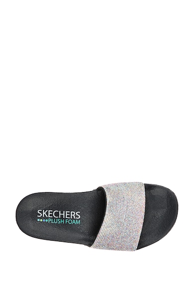 Skechers Papuci cu aplicatie de strasuri Pop Ups-Stone Age Femei