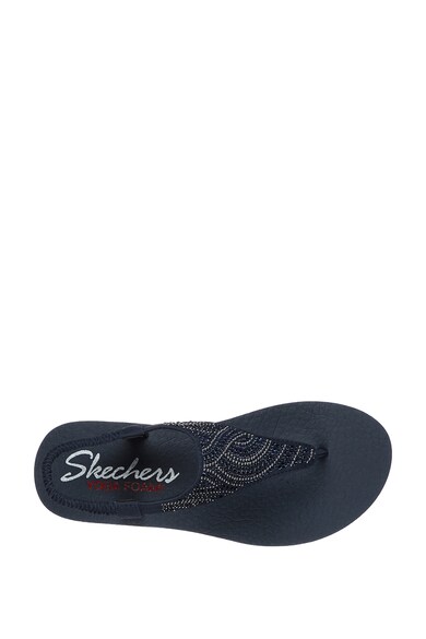 Skechers Sandale cu bareta separatoare si aplicatii cu strasuri Meditation-New Moon Femei