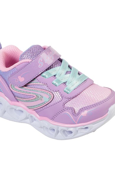 Skechers Pantofi sport slip-on cu talpa cu iluminare Heart Lights-Love Spark Fete