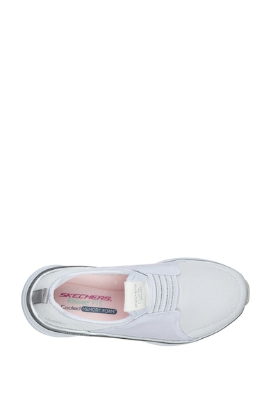 Skechers Pantofi sport slip-on cu insertii de plasa D'Lux Walker - Pillow Heaven Femei