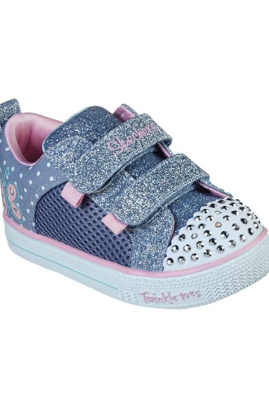 Skechers Tenisi cu lumini LED Shuffle Lite Miss Butterfly Fete