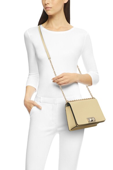 Furla Geanta crossbody de piele cu bareta din lant Mimi Femei