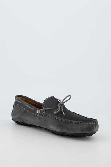 Trussardi Pantofi loafer de piele intoarsa Driver Barbati