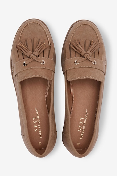 NEXT Pantofi loafer de piele ecologica cu canaf Femei