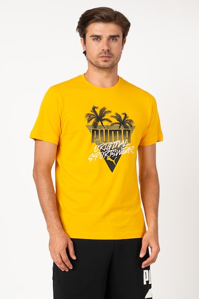 Puma Tricou regular fit cu imprimeu logo Summer Palms Barbati