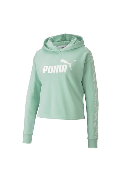 Puma Hanorac crop cu imprimeu logo Amplified Femei