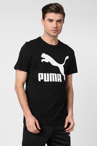 Puma Tricou cu decolteu la baza gatului si imprimeu logo Classics Barbati
