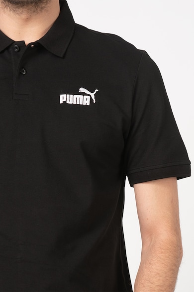 Puma Normál fazonú galléros póló logós részlettel férfi
