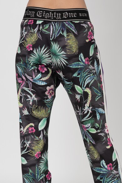 Replay Pantaloni sport cu imprimeu tropical Femei