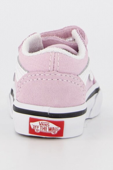 Vans Tenisi cu garnituri de piele intoarsa si piele Old Skool Fete