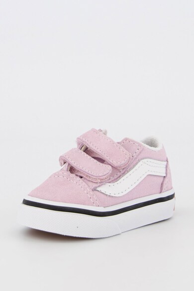 Vans Tenisi cu garnituri de piele intoarsa si piele Old Skool Fete