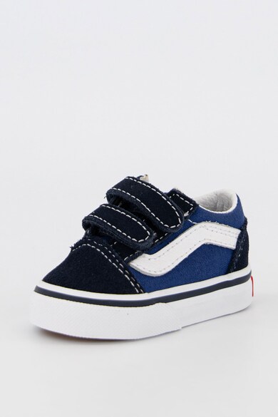 Vans Tenisi cu garnituri de piele intoarsa si piele Old Skool Fete