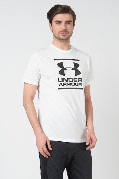 Under Armour Tricou cu imprimeu logo pentru fitness GL Foundation Barbati