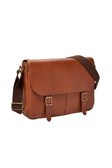 Fossil Geanta messenger de piele Buckner Barbati