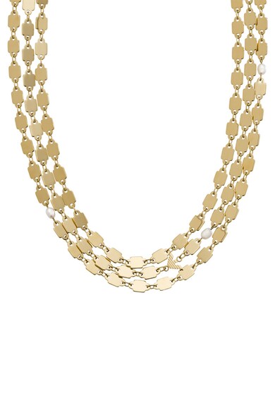 Emporio Armani Colier cu siraguri multiple decorat cu perle Femei