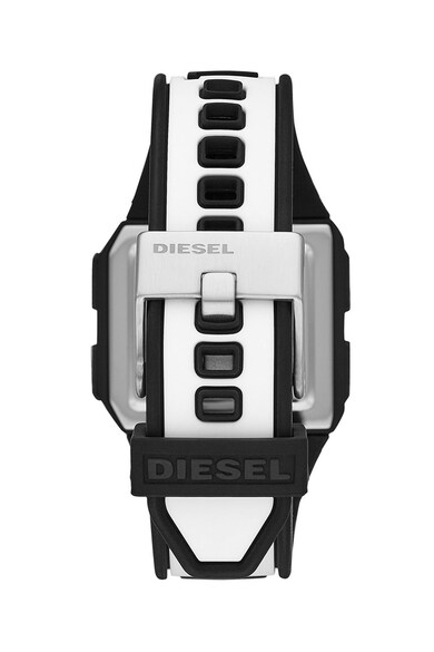 Diesel Ceas digital cu functii multiple si curea din silicon Femei