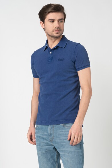 SUPERDRY Tricou polo cu logo brodat pe piept Barbati