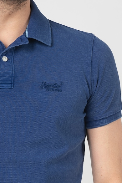 SUPERDRY Tricou polo cu logo brodat pe piept Barbati