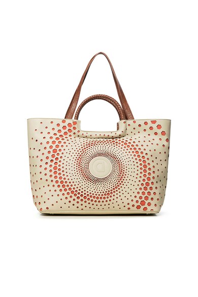 DESIGUAL Geanta shopper de piele ecologica, cu detalii perforate Legacy Femei