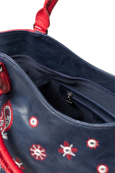 DESIGUAL Geanta de mana cu broderie paisley Bandana Explosive Rot Femei