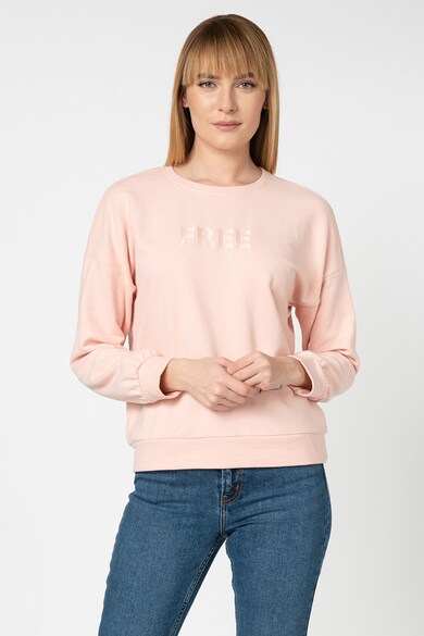 Only Bluza sport cu broderie text Amelia Femei