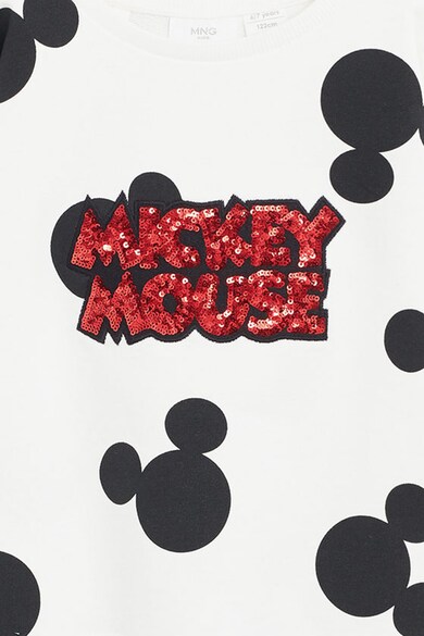 Mango Bluza sport cu imprimeu Mickey Mouse si aplicatii de paiete Fete