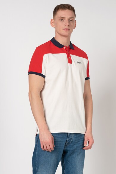 Pepe Jeans London Tricou polo cu model colorblock Lloyd Barbati