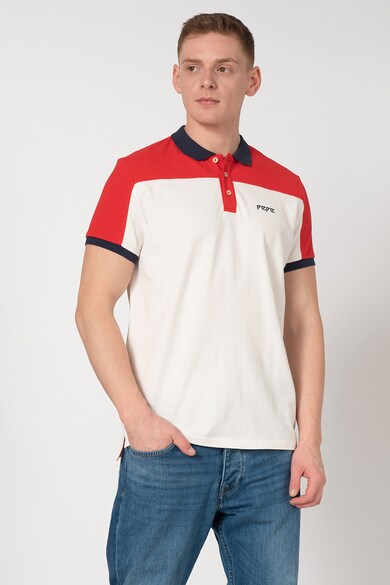 Pepe Jeans London Tricou polo cu model colorblock Lloyd Barbati