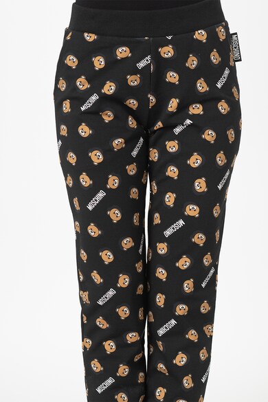 Moschino Pantaloni de pijama cu model logo Femei