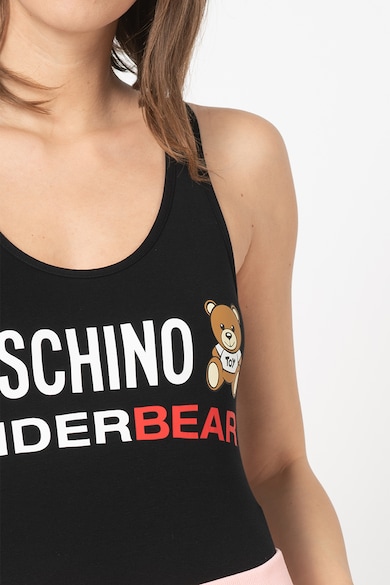 Moschino Body de casa cu imprimeu logo Femei