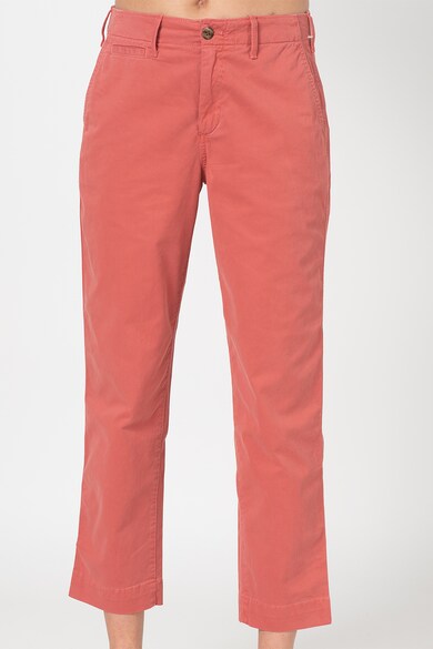 GAP Pantaloni chino crop cu croiala dreapta Femei