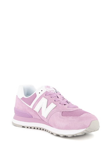 New Balance Pantofi sport de piele intoarsa si plasa 574 Femei