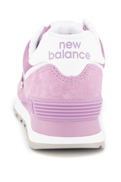 New Balance Pantofi sport de piele intoarsa si plasa 574 Femei