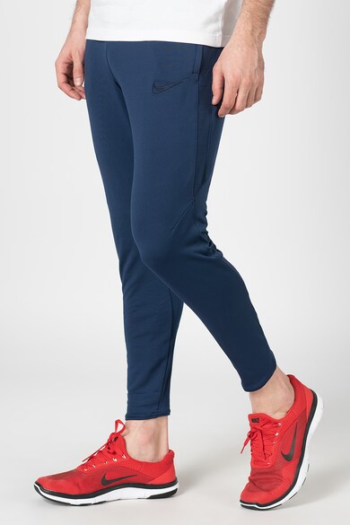 Nike Pantaloni cu buzunare cu fermoar si tehnologie Dri-Fit, pentru fotbal Barbati