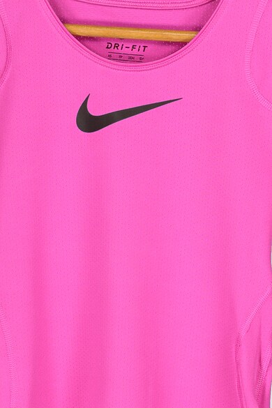 Nike Tricou cu imprimeu logo si Dri-Fit, pentru fitness Fete