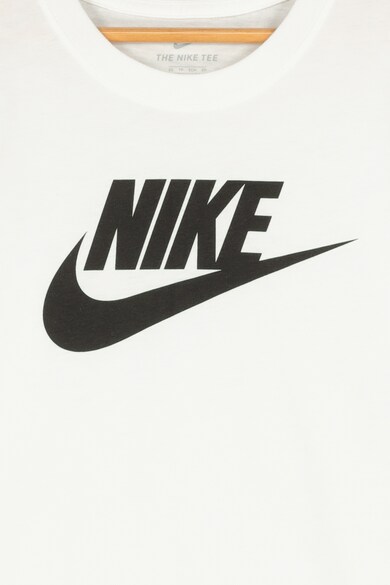 Nike Tricou cu decolteu la baza gatului si imprimeu logo Sportswear Baieti