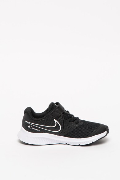 Nike Pantofi sport cu inchidere velcro, Star Runner 2, Negru Fete