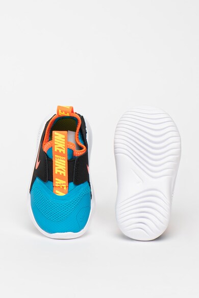 Nike Pantofi sport slip-on cu insertii din piele Flex Runner Fete