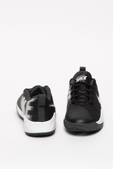 Nike Pantofi cu logo brodat, pentru baschet Team Hustle Fete