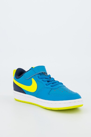 Nike Pantofi sport din piele si piele ecologica cu model colorblock Court Borough Low Baieti