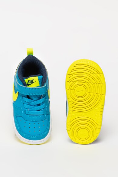 Nike Pantofi sport de piele cu perforatii Court Borough 2 Baieti