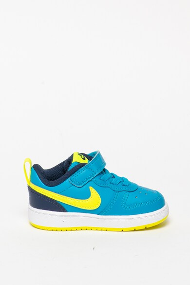 Nike Pantofi sport de piele cu perforatii Court Borough 2 Baieti