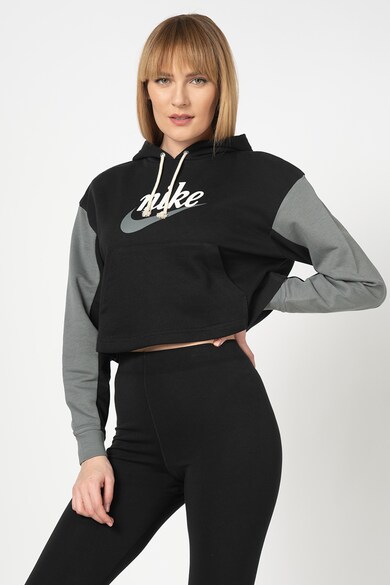 Nike Hanorac crop cu imprimeu logo Femei