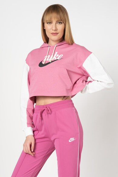 Nike Hanorac crop cu imprimeu logo Femei